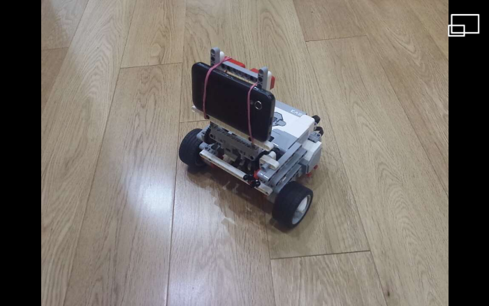 RoboCam-klienten i helskärmsläge
