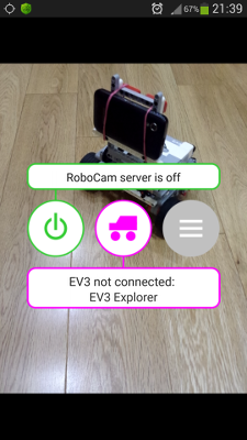 The RoboCam app