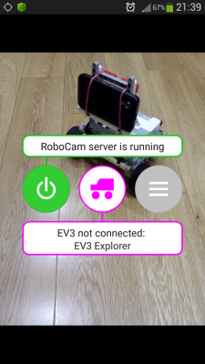 Starting the RoboCam server