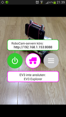 RoboCam-servern har nu en IP-adress